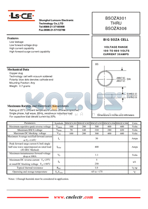 BSOZA302 datasheet - BIG SOZA CELL