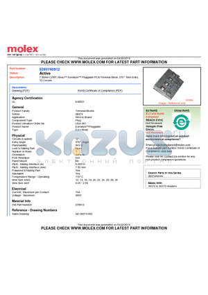 0393740912 datasheet - 7.50mm (.295