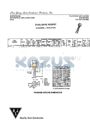 3N200 datasheet - DUAL-GATE MOSFET