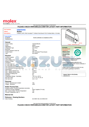 0395443002 datasheet - 5.08mm (.200