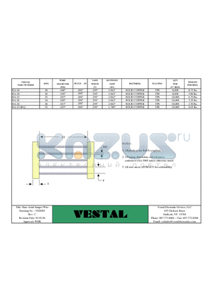 BA-26 datasheet - Bare Axial Jumper Wire