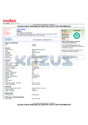 BTY803P-FBA datasheet - Micro-Change Molded Junction Box, Top Mount, 8 Ports, 2(OI) per port, LEDs for PNP sensors