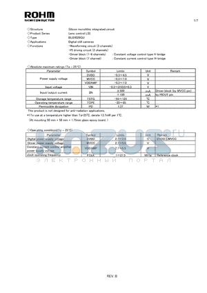 BU24026GU_11 datasheet - Silicon monolithic integrated circuit