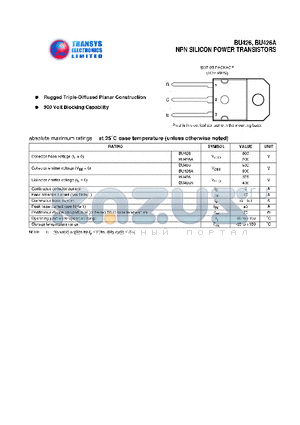 BU426A datasheet - NPN SILICON POWER TRANSISTORS