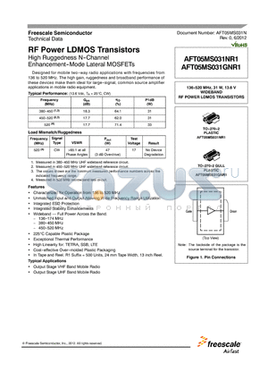 ATC600F120JT250XT datasheet - RF Power LDMOS Transistors