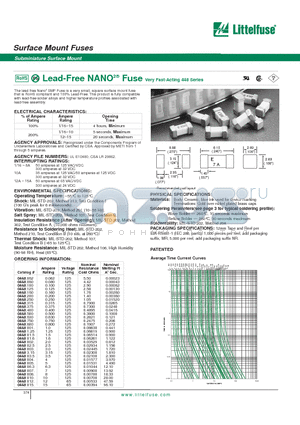 04483.15 datasheet - Surface Mount Fuses