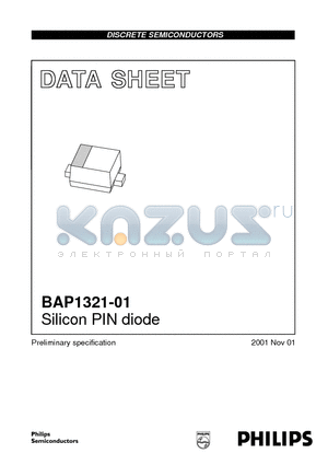 BAP1321-01 datasheet - Silicon PIN diode