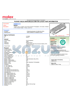 0458021211 datasheet - 1.20mm (.047