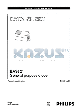 BAS321 datasheet - General purpose diode