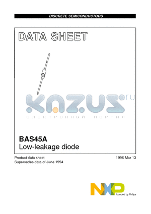 BAS45A datasheet - Low-leakage diode