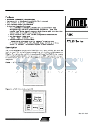 ATL25/208 datasheet - ASIC