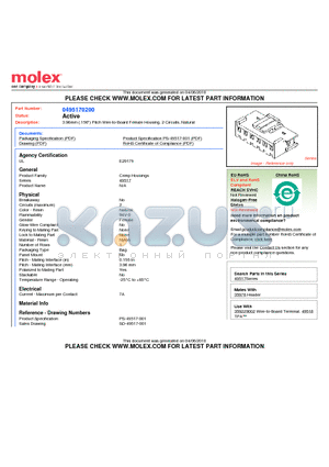 0495170200 datasheet - 3.96mm (.156