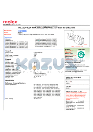 0502179001 datasheet - 3.50mm (.138