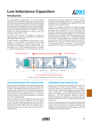 05083C223KAT2A datasheet - Low Inductance Capacitors