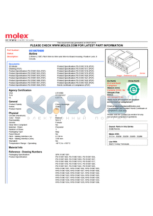 0510670800 datasheet - 3.50mm (.138