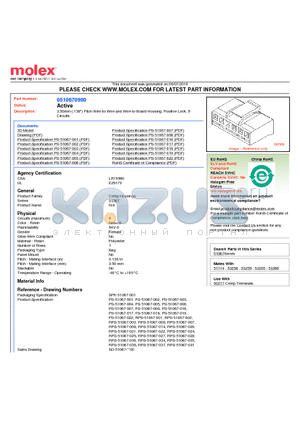 0510670900 datasheet - 3.50mm (.138