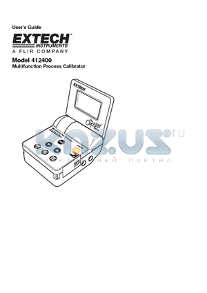 412400 datasheet - Multifunction Process Calibrator