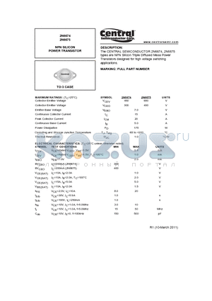 BUW46 datasheet - Power Transistors