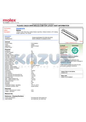 0533951079 datasheet - 1.00mm (.039