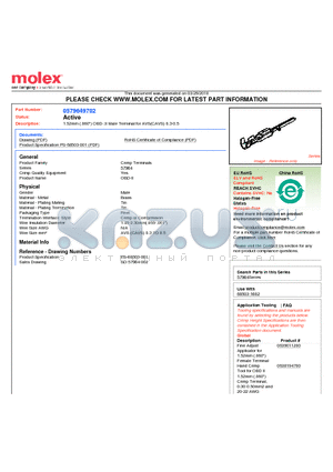 0579649702 datasheet - 1.52mm (.060