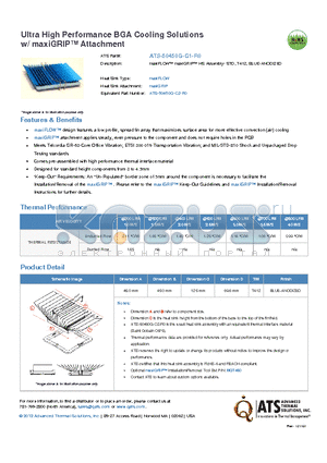 ATS-50450G-C1-R0 datasheet - maxiFLOW maxiGRIP HS Assembly- STD, T412, BLUE-ANODIZED
