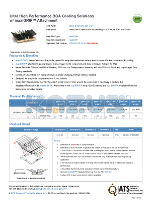 ATS-51210R-C1-R0 datasheet - maxiFLOW maxiGRIP HS Assembly- LP, T766, BLACK- ANODIZED