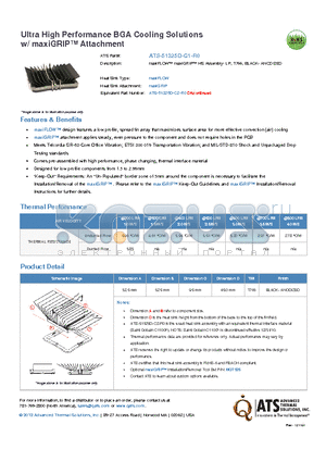 ATS-51325D-C1-R0 datasheet - maxiFLOW maxiGRIP HS Assembly- LP, T766, BLACK- ANODIZED