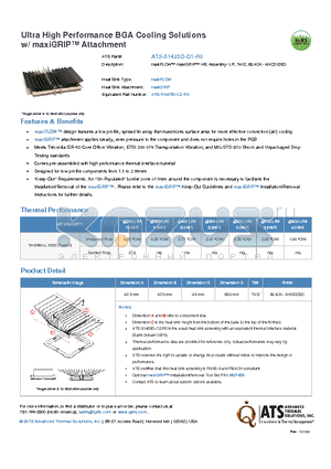 ATS-51425D-C1-R0 datasheet - maxiFLOW maxiGRIP HS Assembly- LP, T412, BLACK- ANODIZED