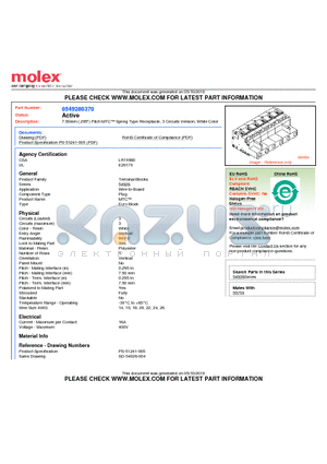 54928-0370 datasheet - 7.50mm (.295