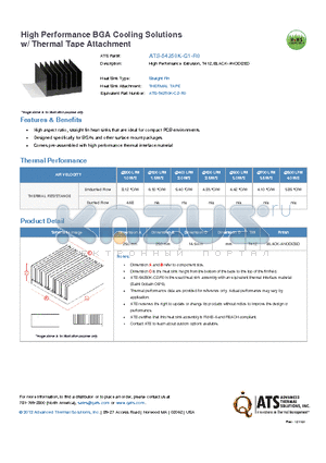 ATS-54250K-C1-R0 datasheet - High Performance Extrusion, T412, BLACK-ANODIZED