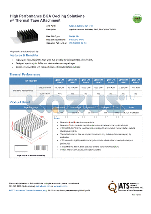 ATS-54230D-C1-R0 datasheet - High Performance Extrusion, T412, BLACK-ANODIZED