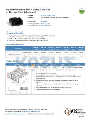 ATS-54325K-C1-R0 datasheet - High Performance Extrusion, T412, BLACK-ANODIZED