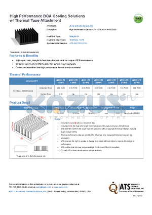 ATS-54375R-C1-R0 datasheet - High Performance Extrusion, T412, BLACK-ANODIZED