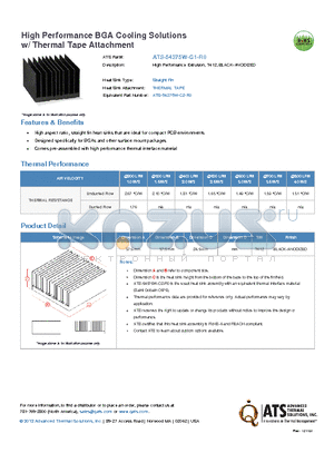 ATS-54375W-C1-R0 datasheet - High Performance Extrusion, T412, BLACK-ANODIZED