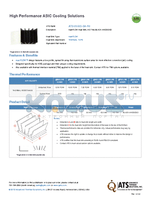 ATS-56003-C4-R0_12 datasheet - maxiFLOW Heat Sink, NO TIM, BLACK-ANODIZED