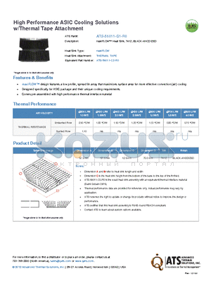 ATS-56011-C1-R0 datasheet - maxiFLOW Heat Sink, T412, BLACK-ANODIZED
