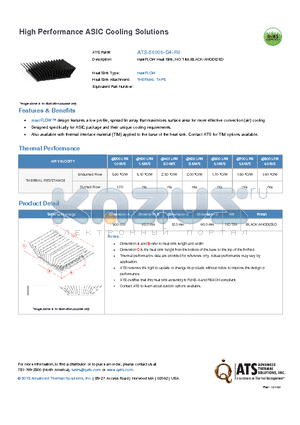 ATS-56006-C4-R0_12 datasheet - maxiFLOW Heat Sink, NO TIM, BLACK-ANODIZED