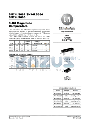 74LS68 datasheet - LOW POWER SCHOTTKY