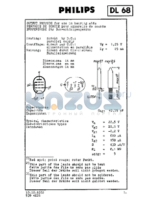 DL68 datasheet - DL68