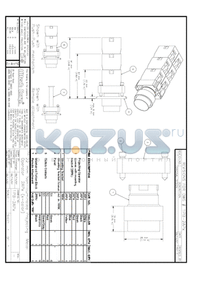 2AMLS2 datasheet - 22mm Non-Illuminated Projecting Mental Operator 2APx