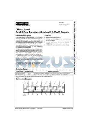 DM74ALS580AN datasheet - Octal D-Type Transparent Latch with 3-STATE Outputs