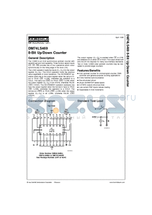 DM74LS469 datasheet - 8-Bit Up/Down Counter