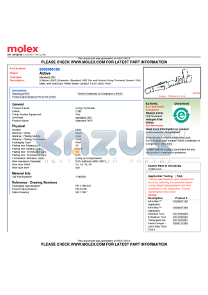 1190 datasheet - 2.36mm (.093