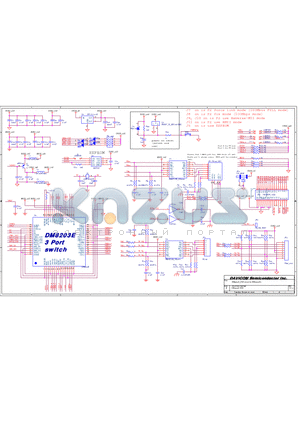 DM8203E datasheet - DM8203E_EVB circuit for DM8203-E5