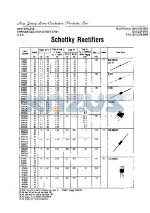 11DQ03 datasheet - Schottky Rectifiers