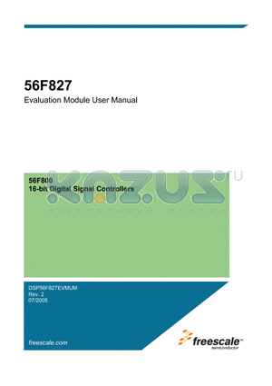 56F800 datasheet - 16-bit Digital Signal Controllers