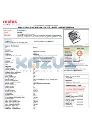 75237-4113 datasheet - 1.85mm by 1.85mm (.073 by .073
