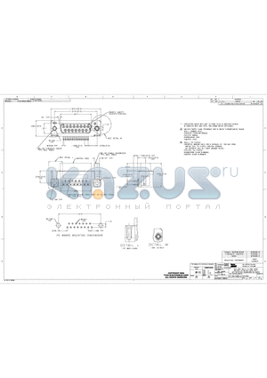 5745782-6 datasheet - RCPT ASSY, SIZE2, 15POSN, RTANG, AMPLIMITE HD-20, WITH METAL SHELL, WITH OR WITHOUT SCREWLOCKS OR INSERTS