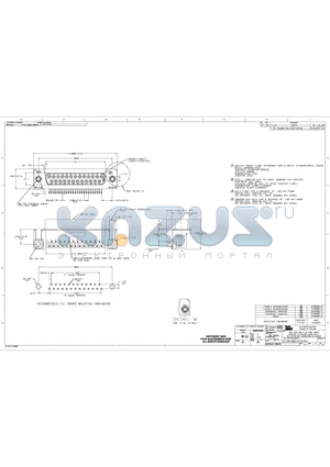 5745783-6 datasheet - RCPT ASSY, SIZE 3, 25 POSN, RTANG, AMPLIMITE HD-20, WITH METAL SHELL, WITH OR WITHOUT SCREWLOCKS OR INSERTS