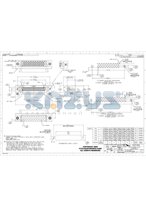 5787082-7 datasheet - RECEPTACLE ASSEMBLY, SHIELDED, RIGHT ANGLE, .050 SERIES AMPLIMITE